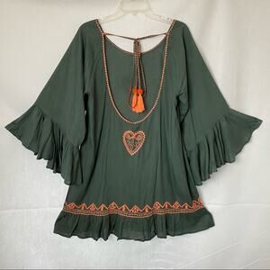 Pina Colada Tunic/Swimsuit‎ Cover Up NWT